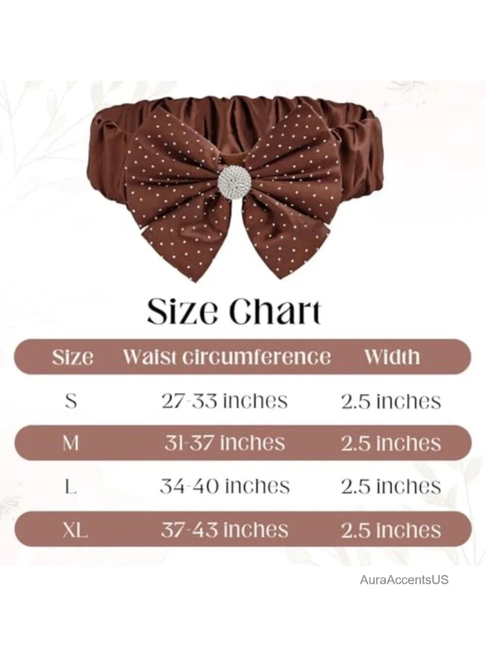 Crystal Rhinestone Bow Stretch Belt Wide Waist Belt